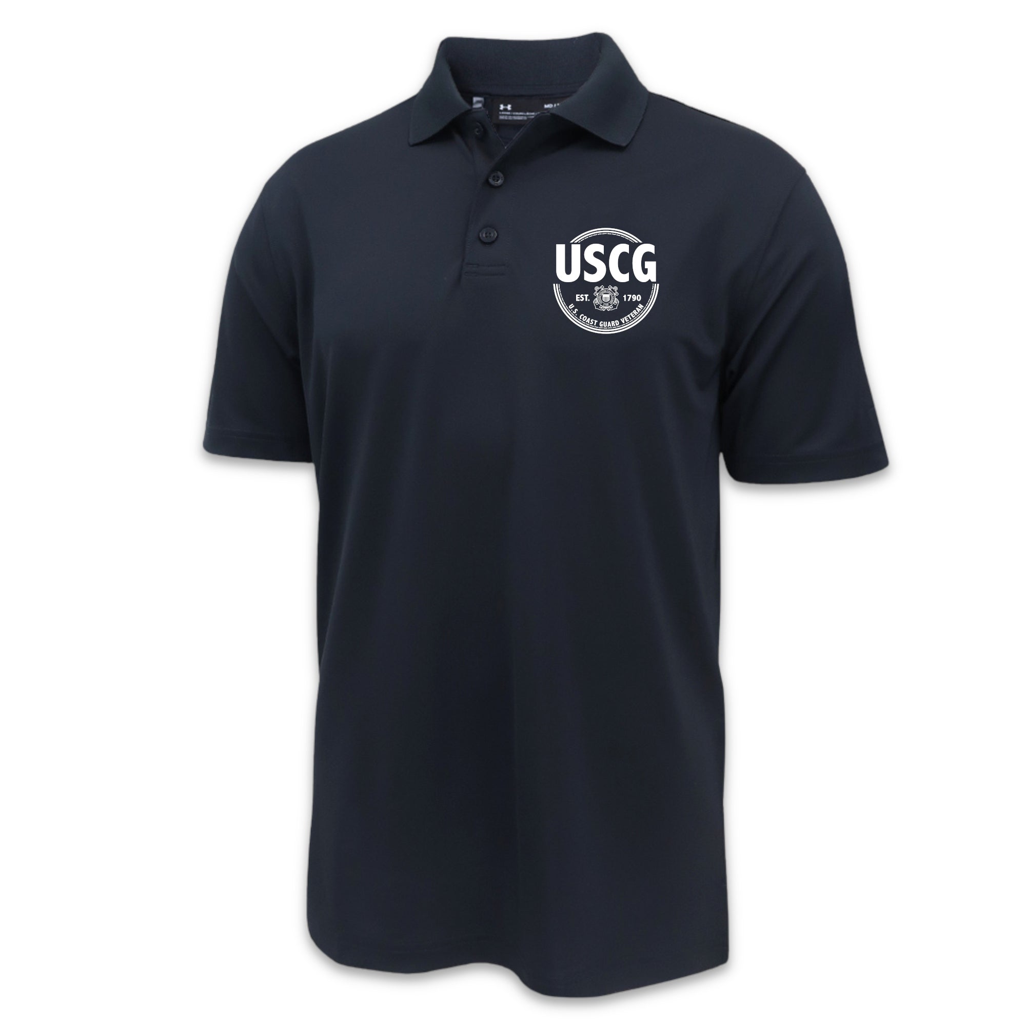 Coast Guard Veteran Under Armour Tac Performance Polo