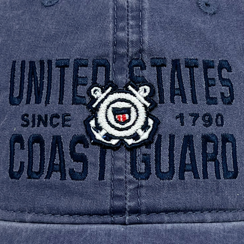 United States Coast Guard Lightweight Relaxed Twill Hat (Navy)