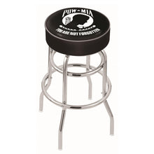 Load image into Gallery viewer, POW/MIA Backless Stool (Chrome Finish)*