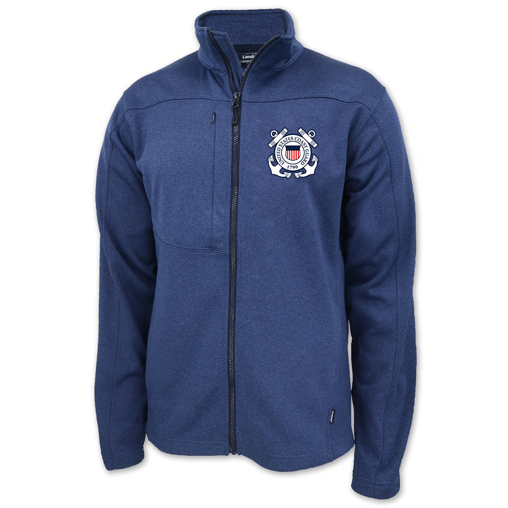 Coast Guard Seal Mens Flash Performance Knit Jacket