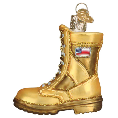 Military Boot Ornament