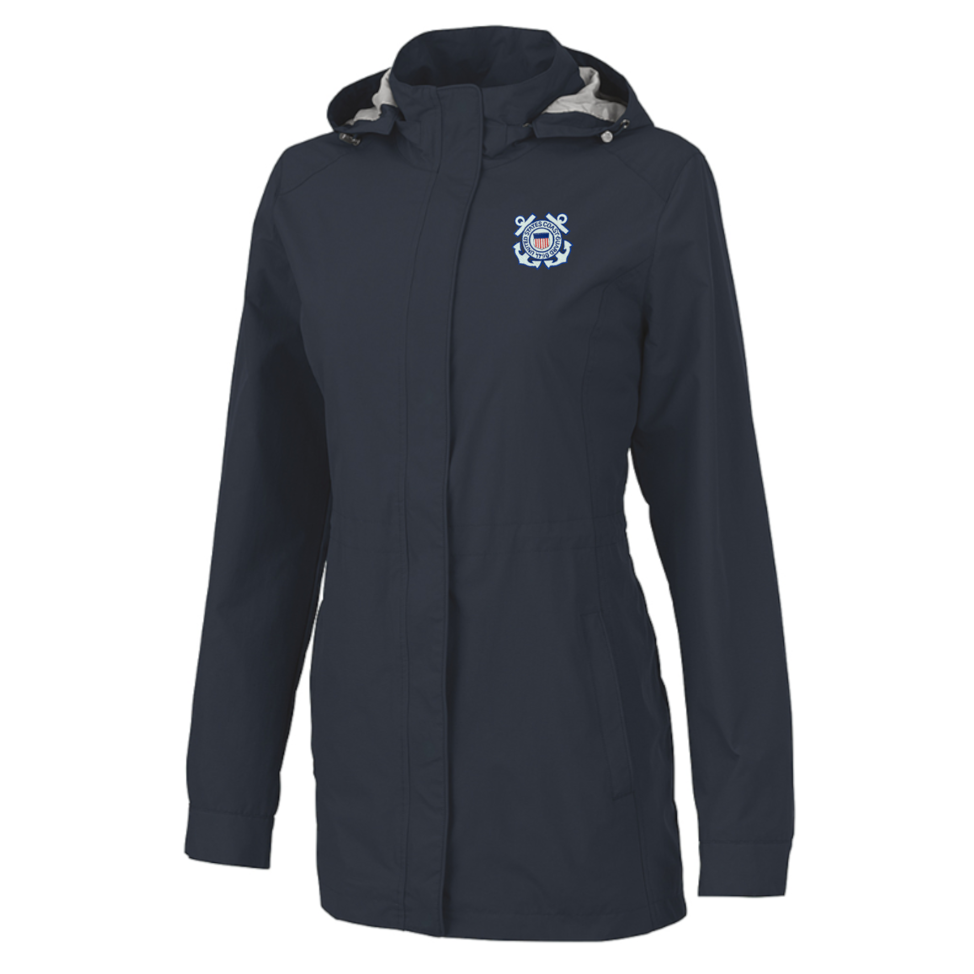 Coast Guard Seal Ladies Logan Jacket (Navy)