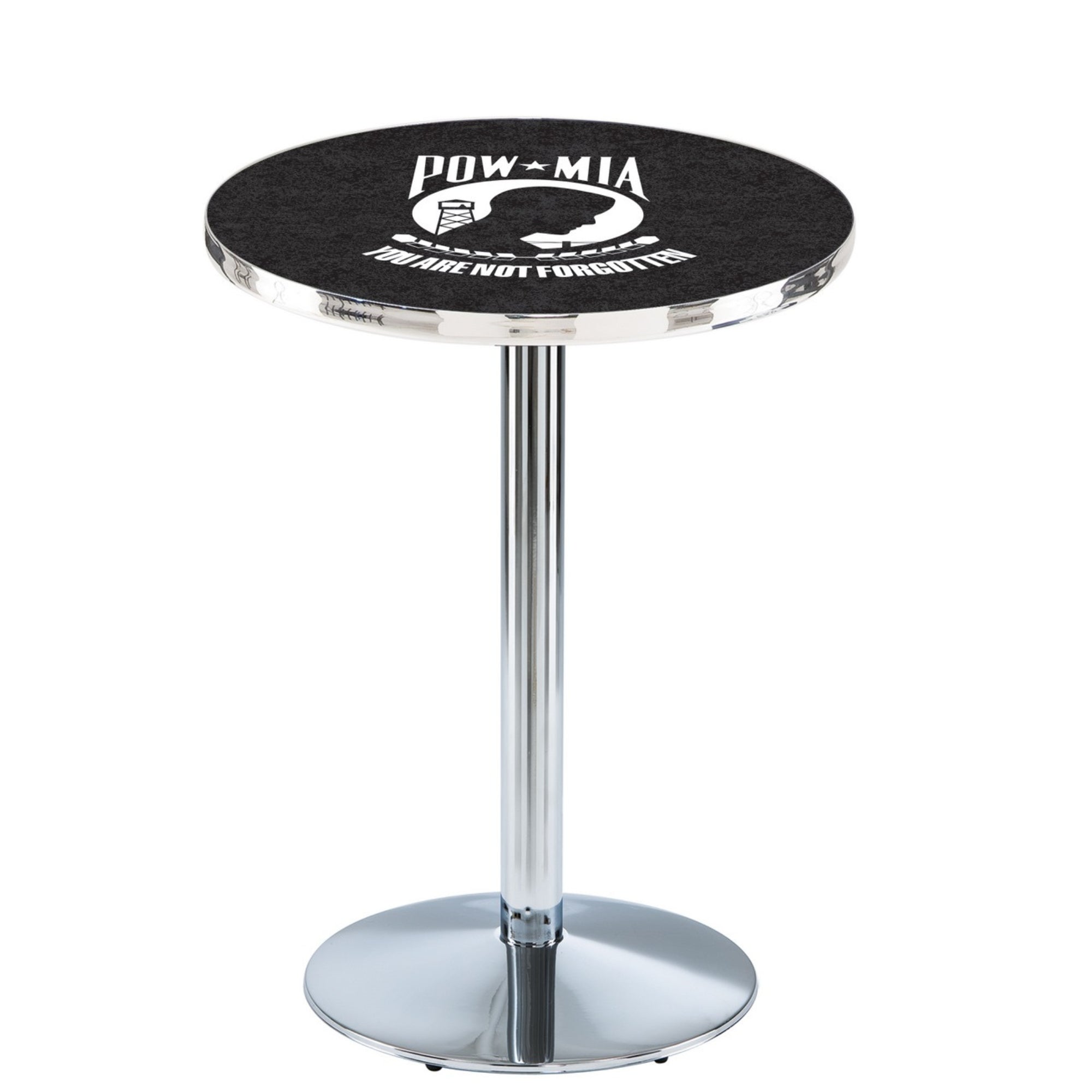 POW/MIA Pub Table with Round Base*