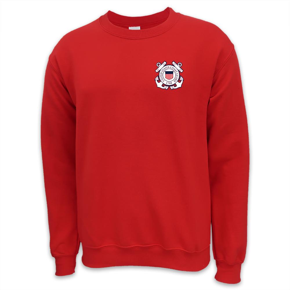 Coast guard crew online neck sweatshirt