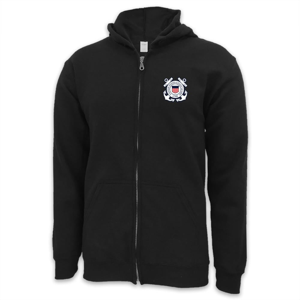 Coast Guard Seal Logo Full Zip Hood