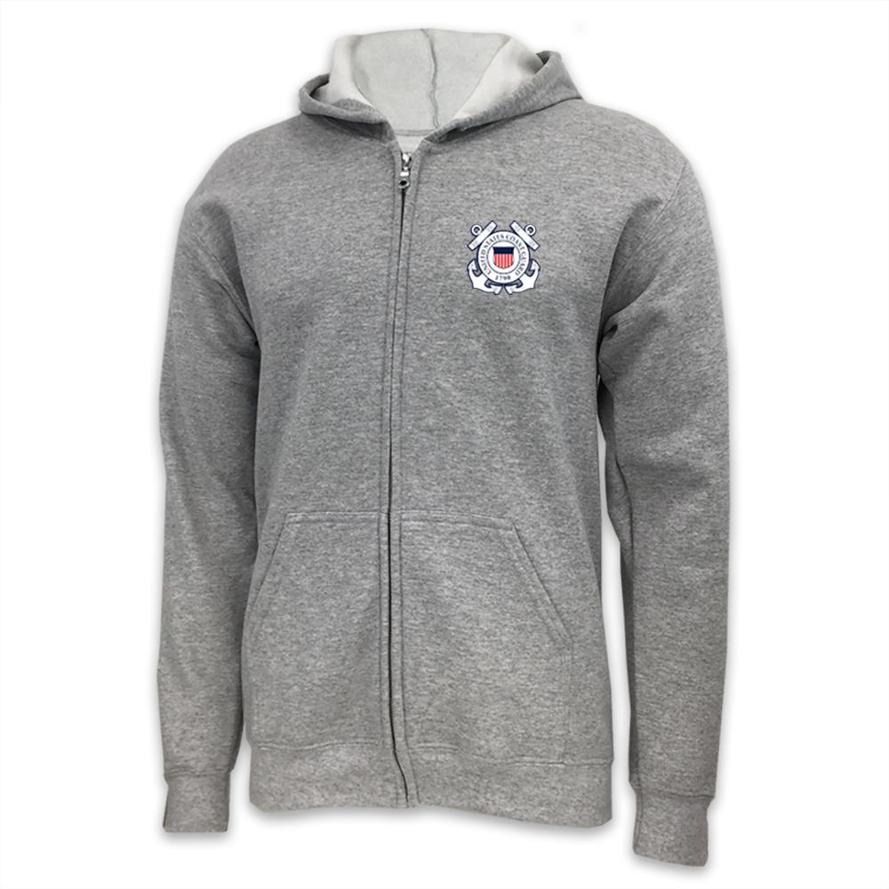 Coast Guard Seal Logo Full Zip Hood