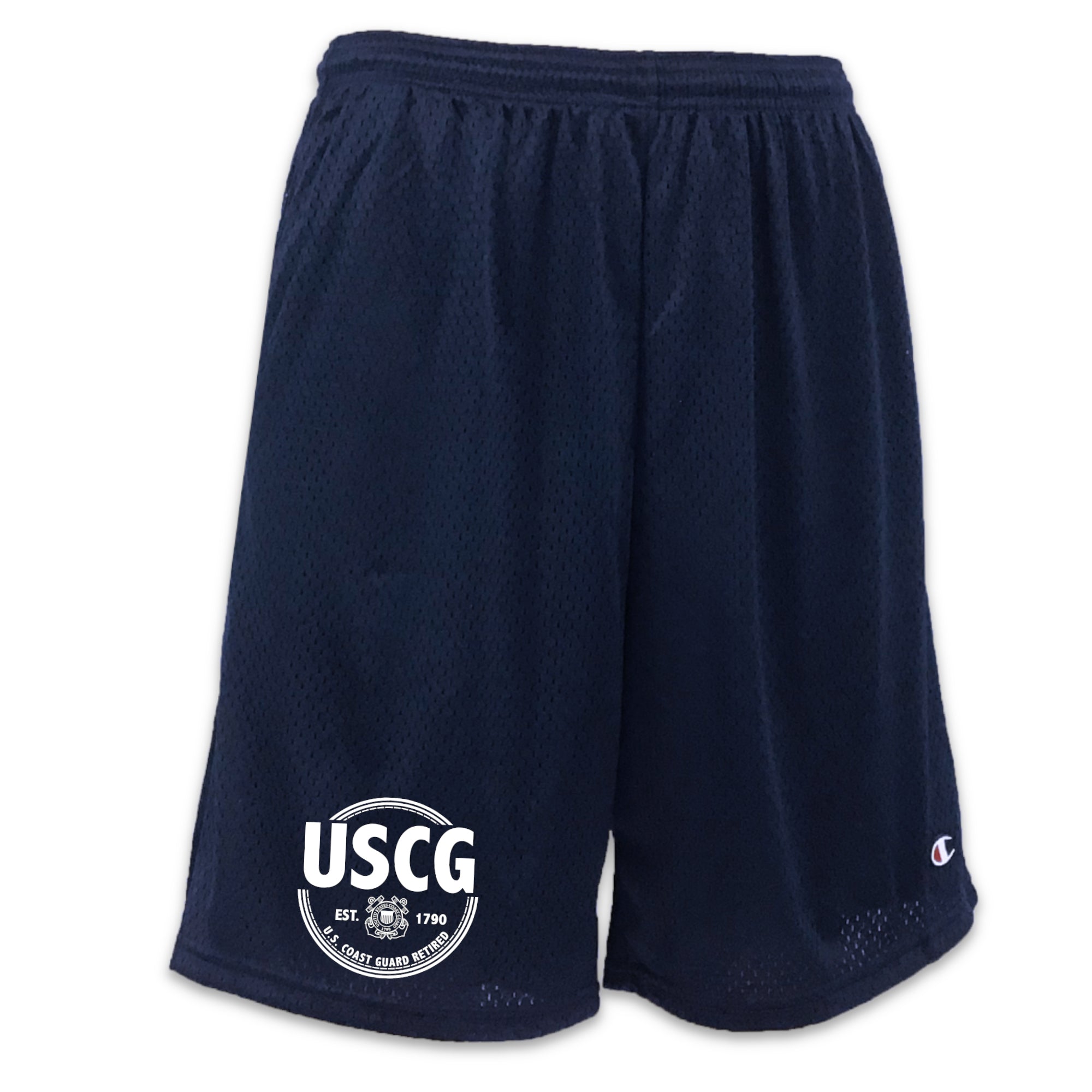 Coast Guard Champion Retired Mesh Short