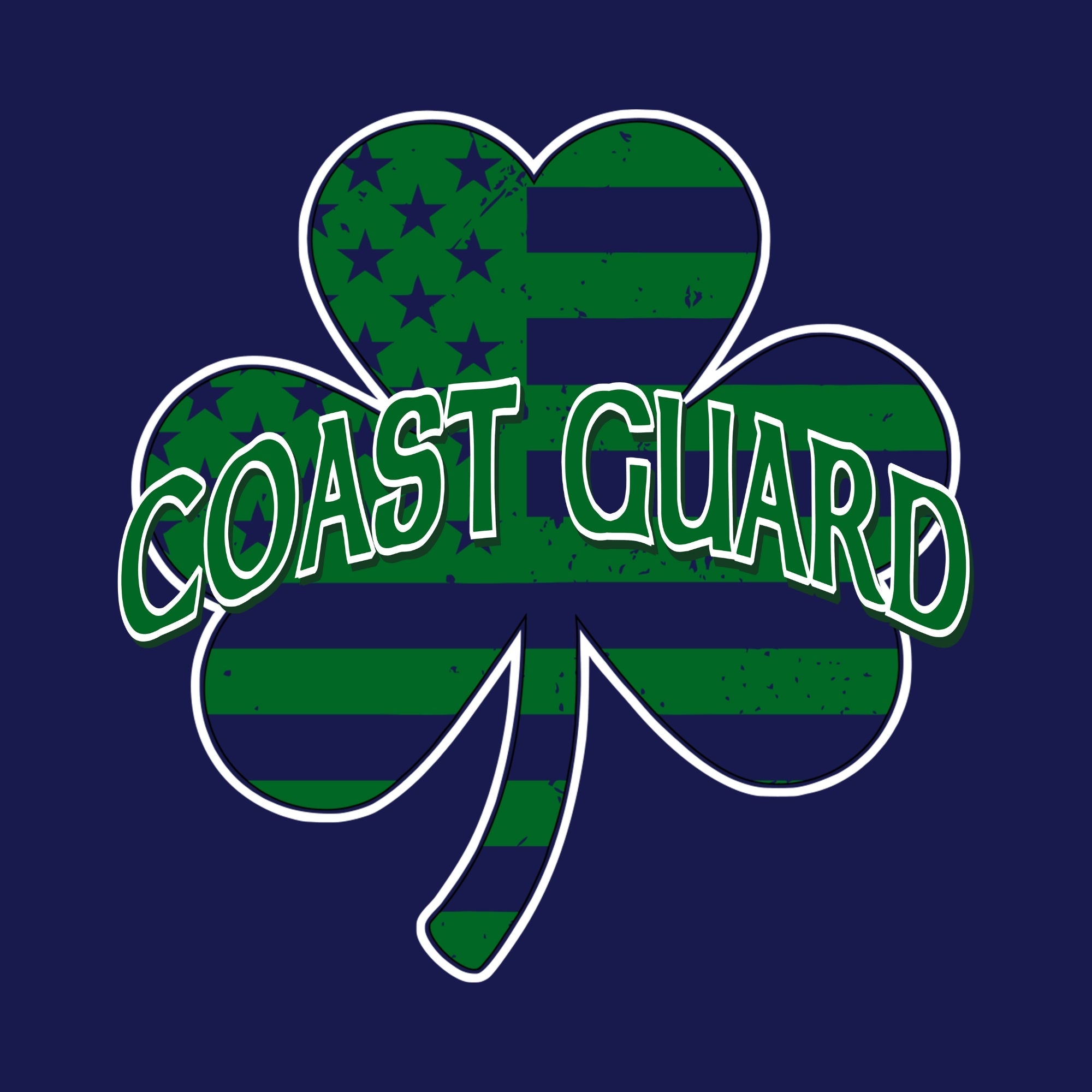 Coast Guard Shamrock Performance Polo