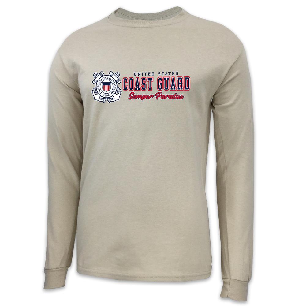 United States Coast Guard Semper Paratus Long Sleeve T-Shirt