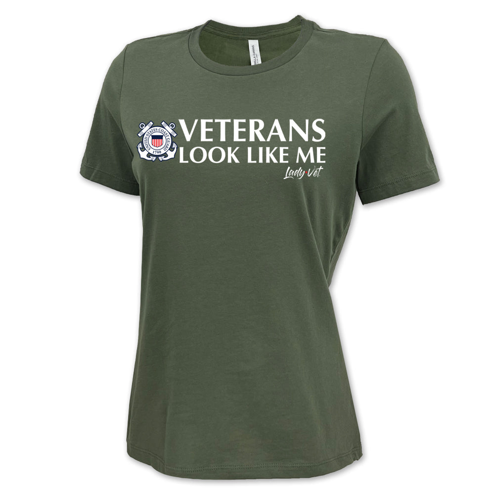 Coast Guard Vet Looks Like Me Ladies T-Shirt