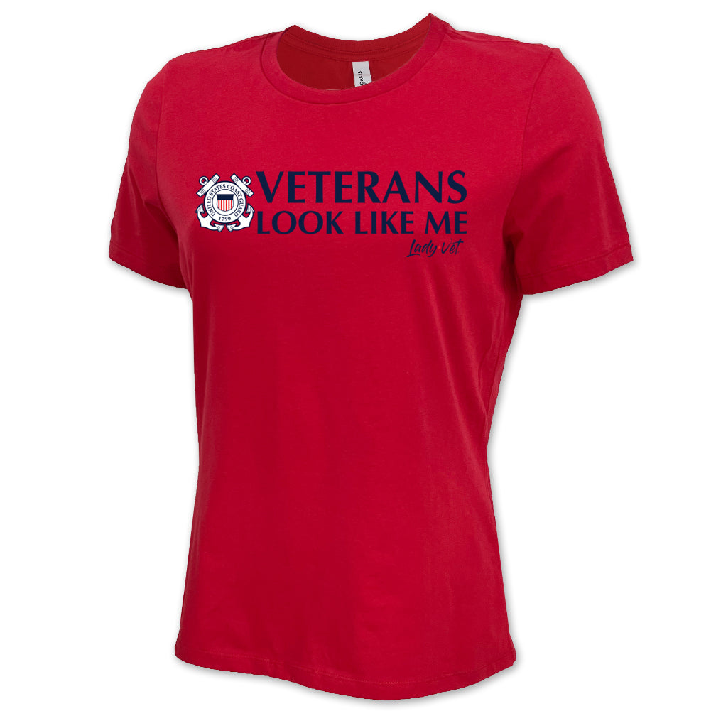 Coast Guard Vet Looks Like Me Ladies T-Shirt