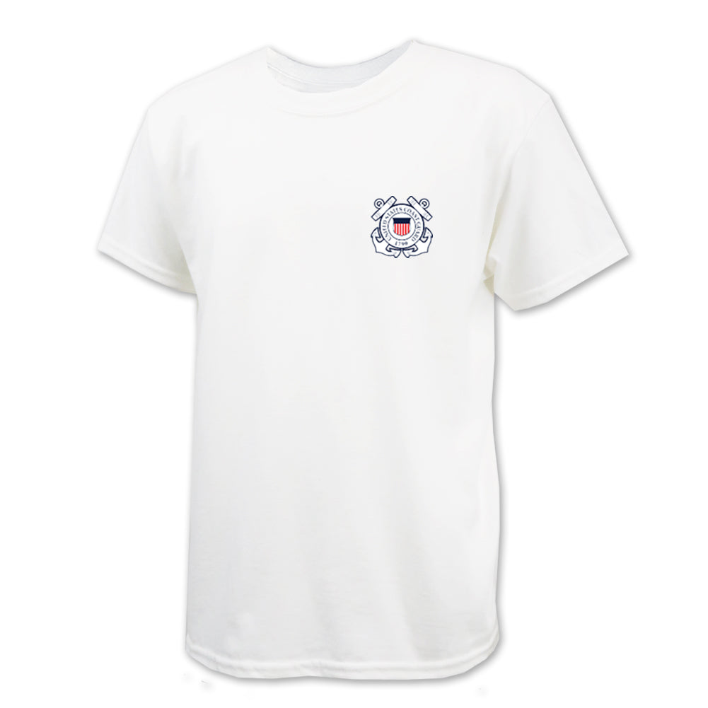 Coast Guard Youth Seal Left Chest Logo T