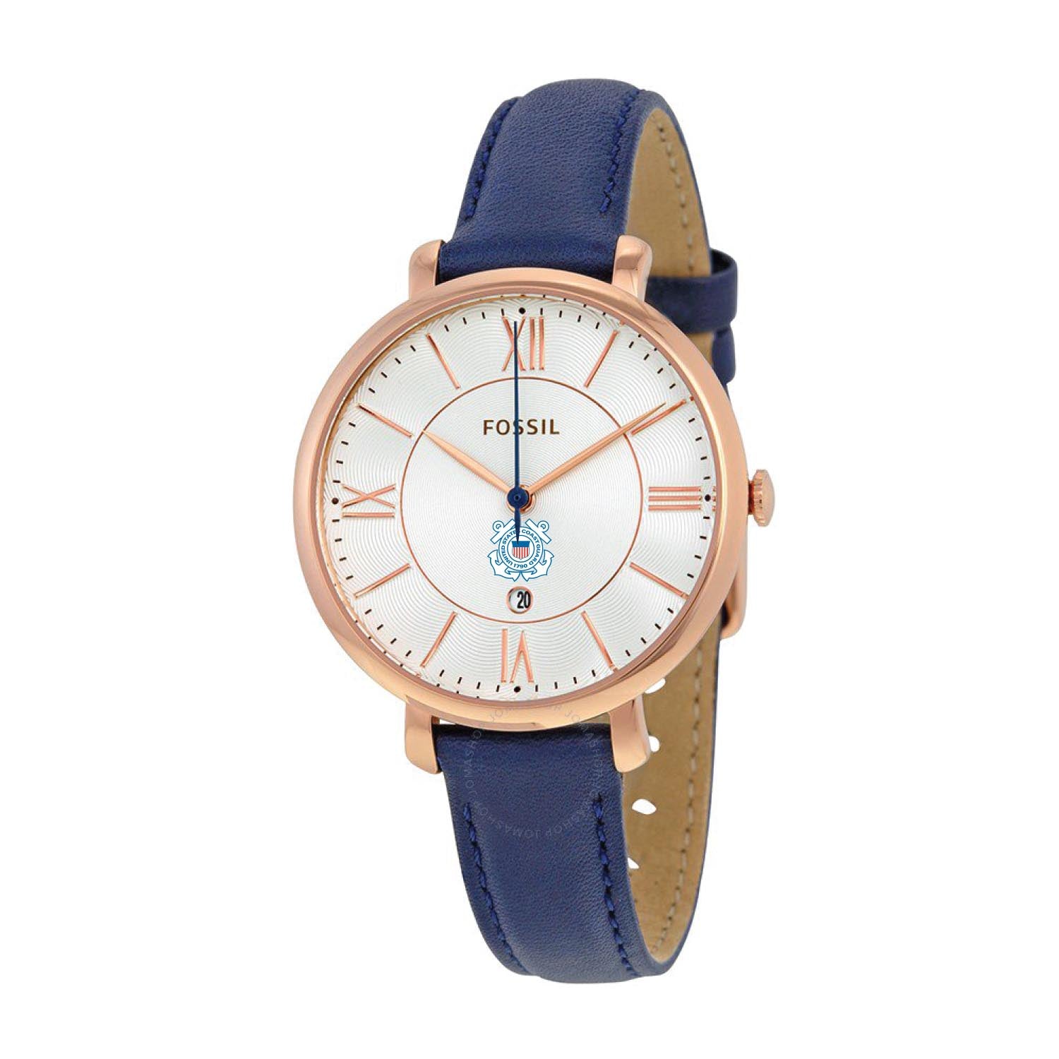 Fossil blue outlet band watch