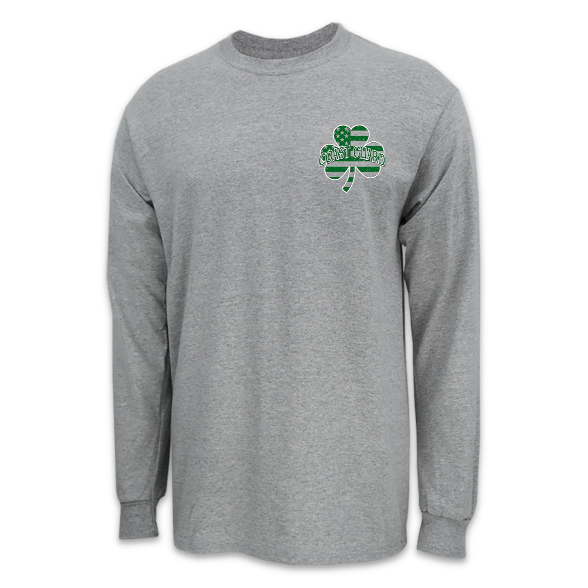 Coast Guard Shamrock Long Sleeve T-Shirt