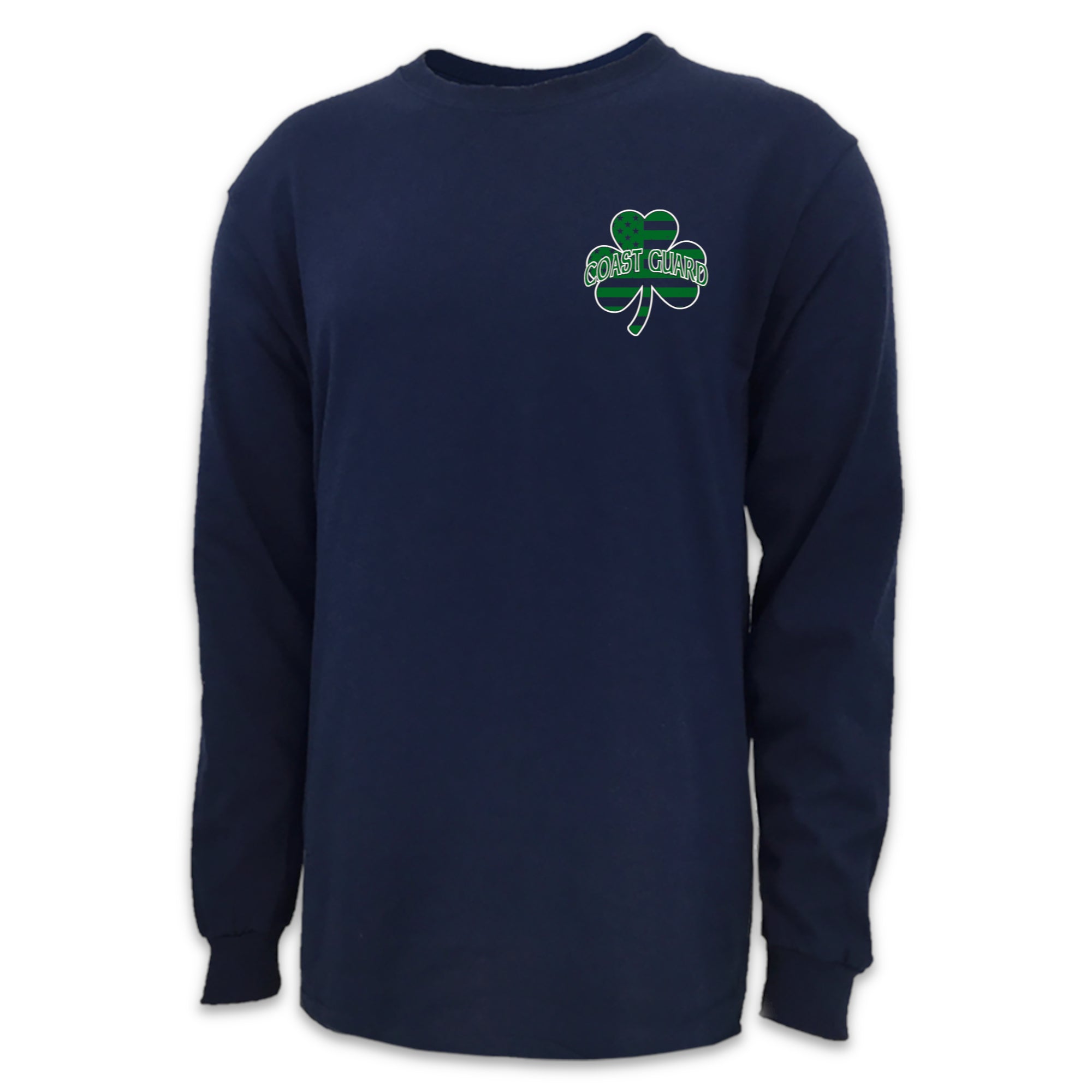 Coast Guard Shamrock Long Sleeve T-Shirt