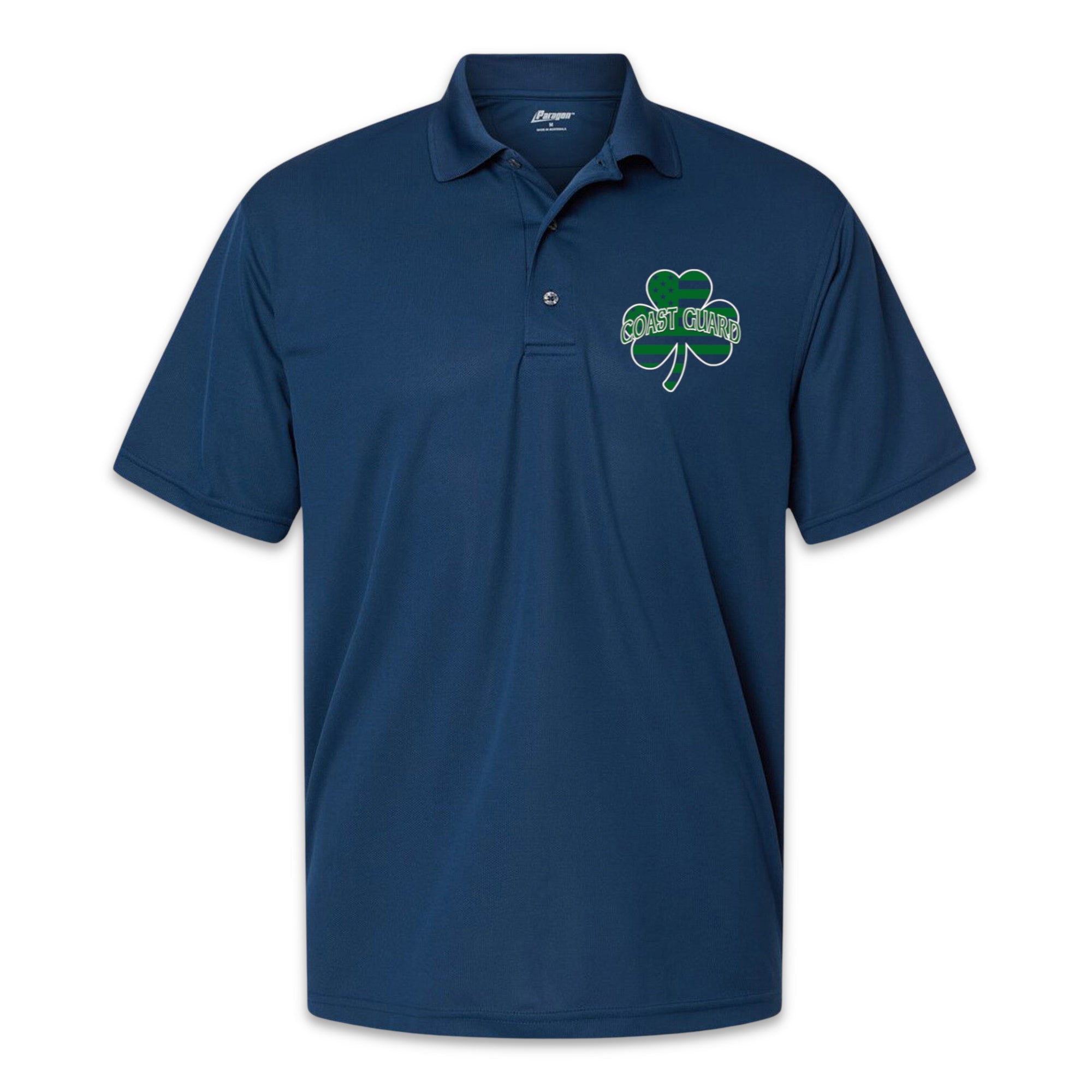 Coast Guard Shamrock Performance Polo