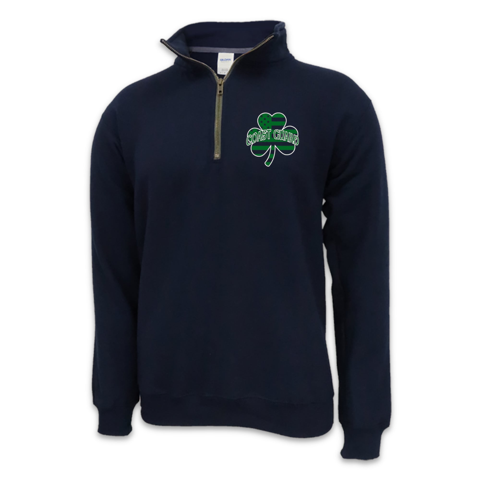 Coast Guard Shamrock Quarter Zip