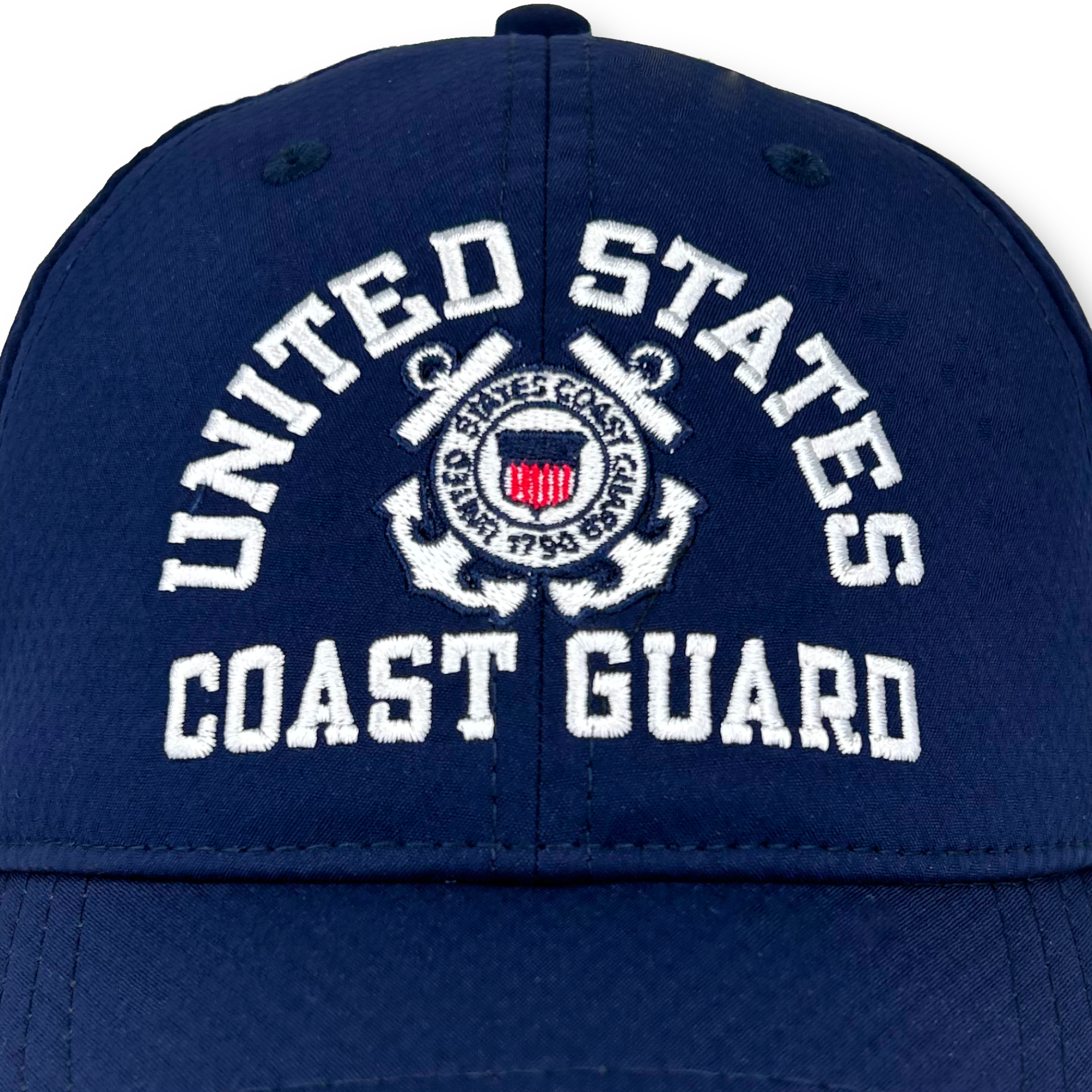 United States Coast Guard Under Armour Zone Adjustable Hat (Navy)