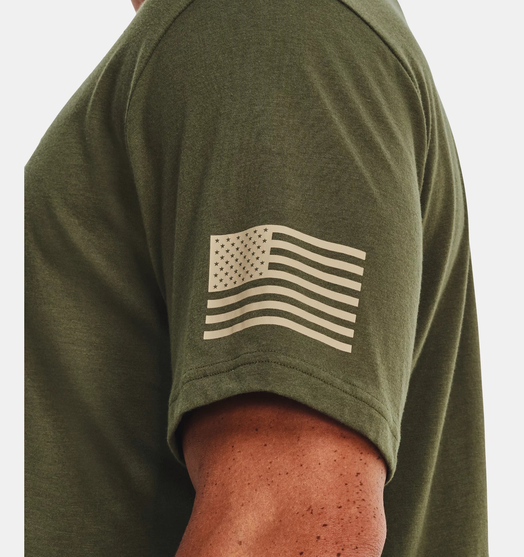 Under Armour New Freedom Logo T-Shirt (OD Green)