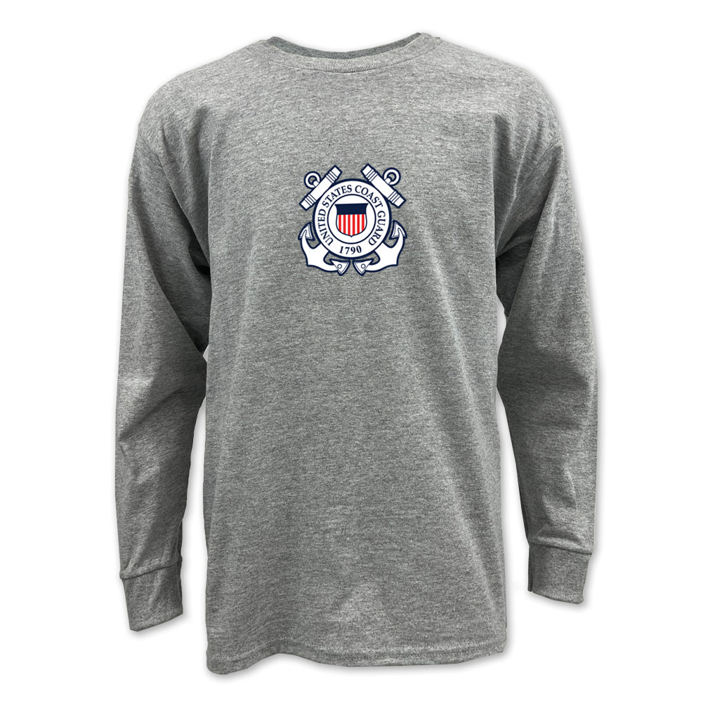 Coast Guard Youth Logo Long Sleeve T-Shirt