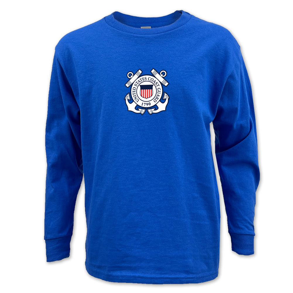 Coast Guard Youth Logo Long Sleeve T-Shirt