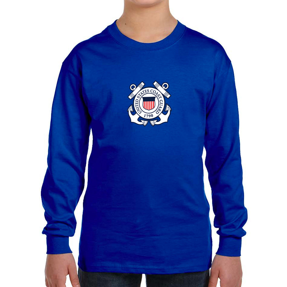 Coast Guard Youth Logo Long Sleeve T-Shirt