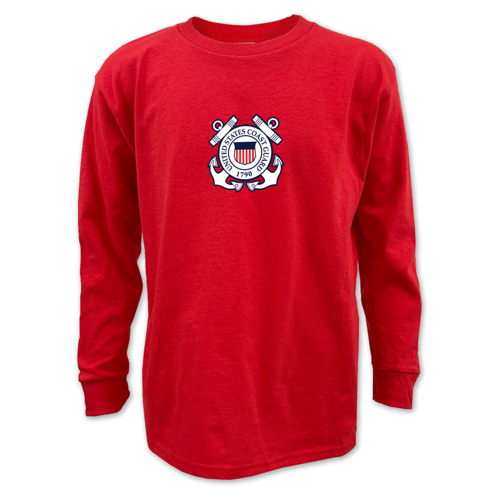 Coast Guard Youth Logo Long Sleeve T-Shirt