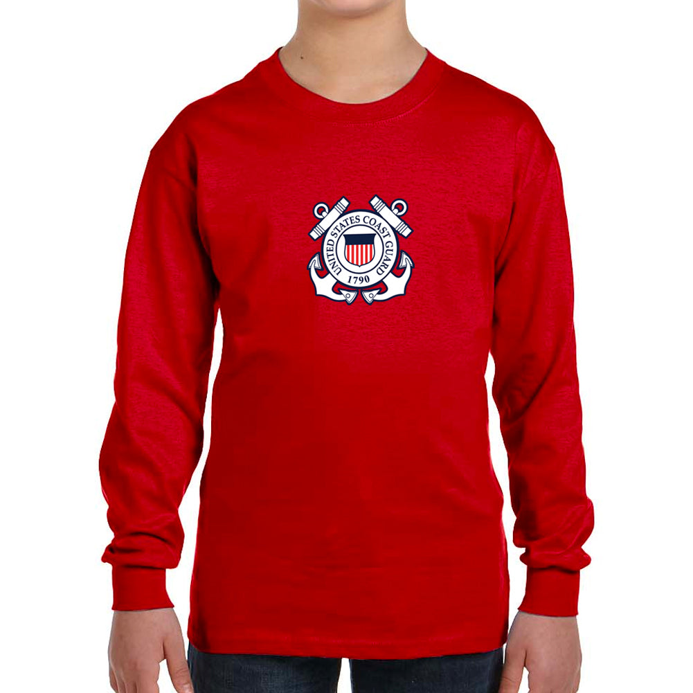 Coast Guard Youth Logo Long Sleeve T-Shirt