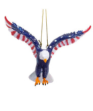 Load image into Gallery viewer, Stars and Stripes Eagle Ornament