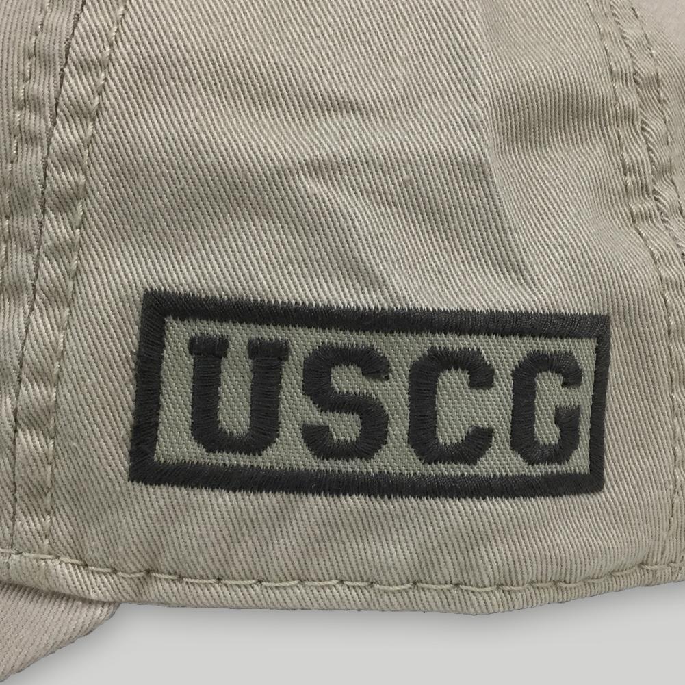 Coast Guard Patch Flag Hat (Khaki)