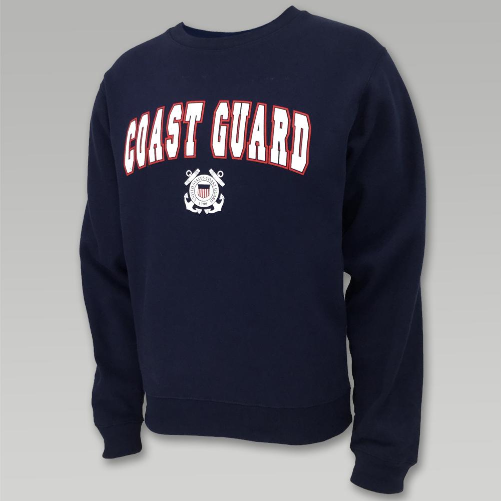 Coast Guard Arch Seal Crewneck (Navy)