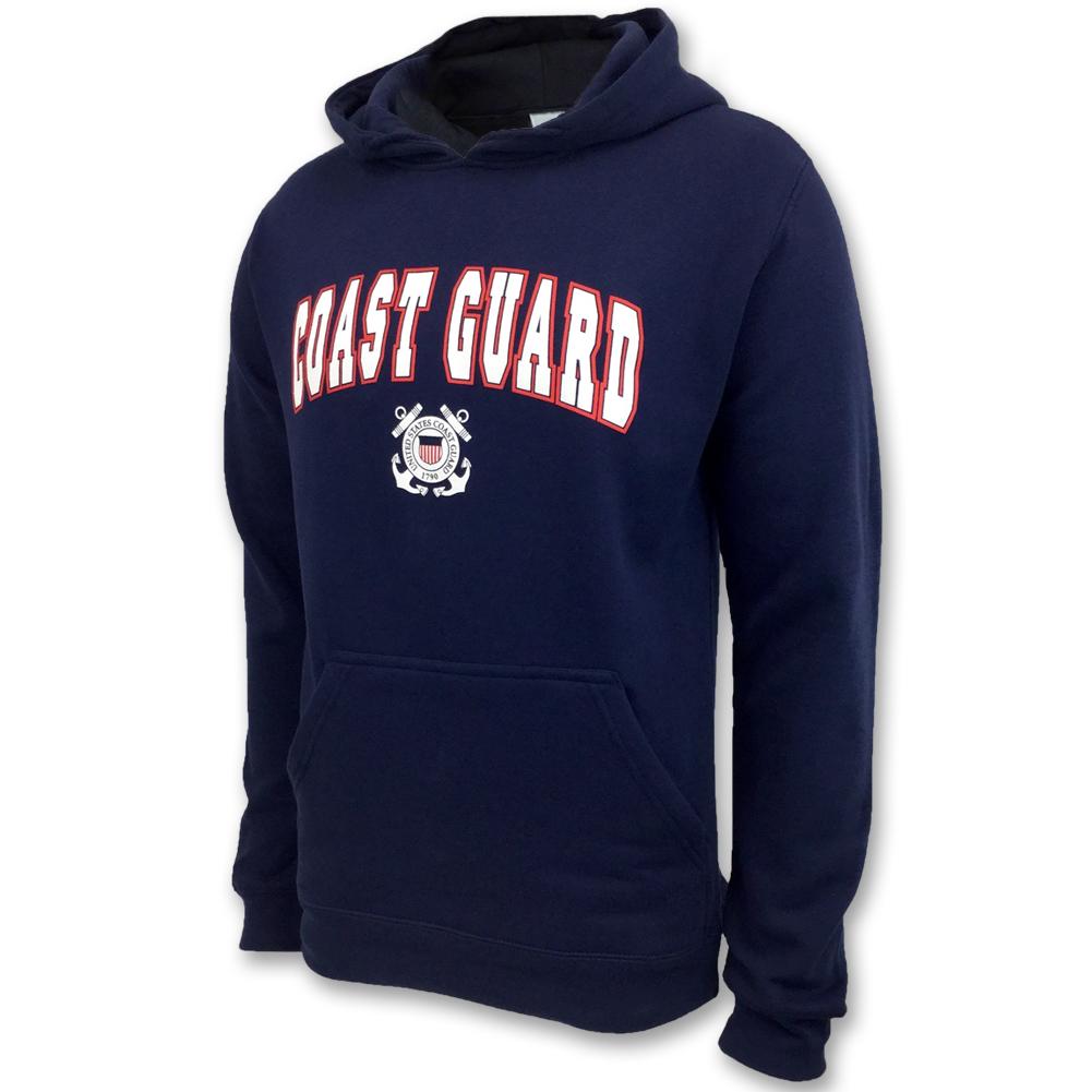 Coast Guard Arch Seal Hood (Navy)