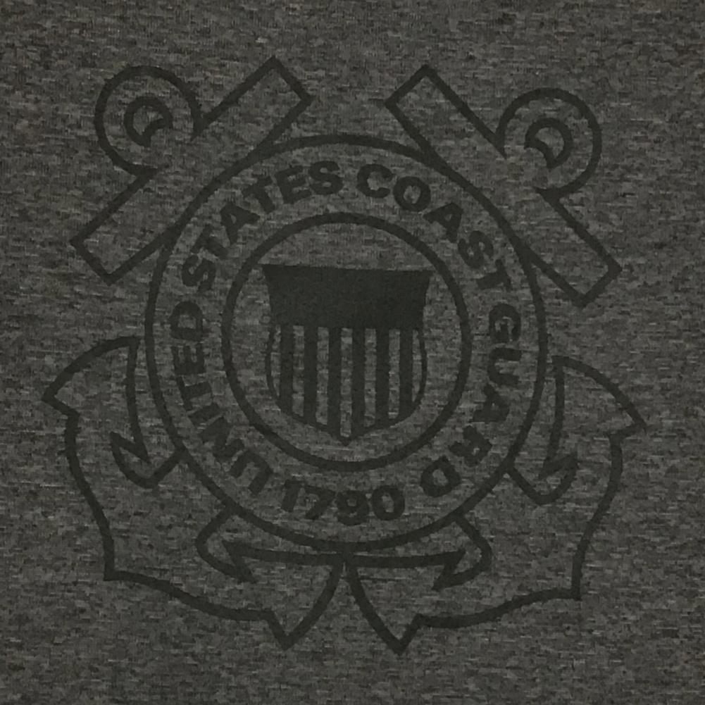 Coast Guard Under Armour Semper Paratus Tech T-Shirt (Charcoal)