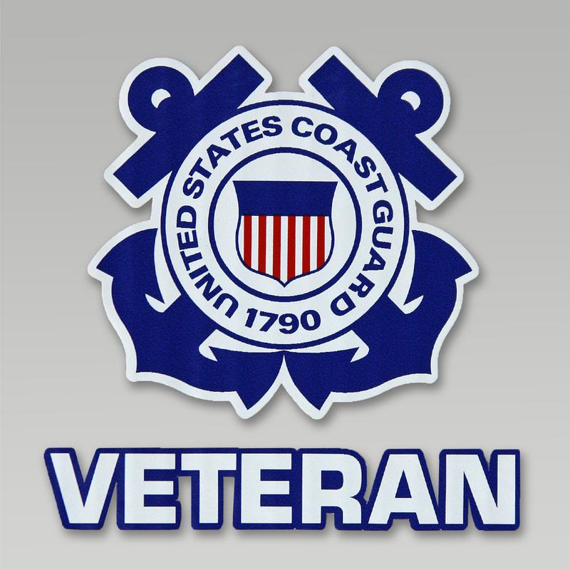 Coast Guard Veteran Decal