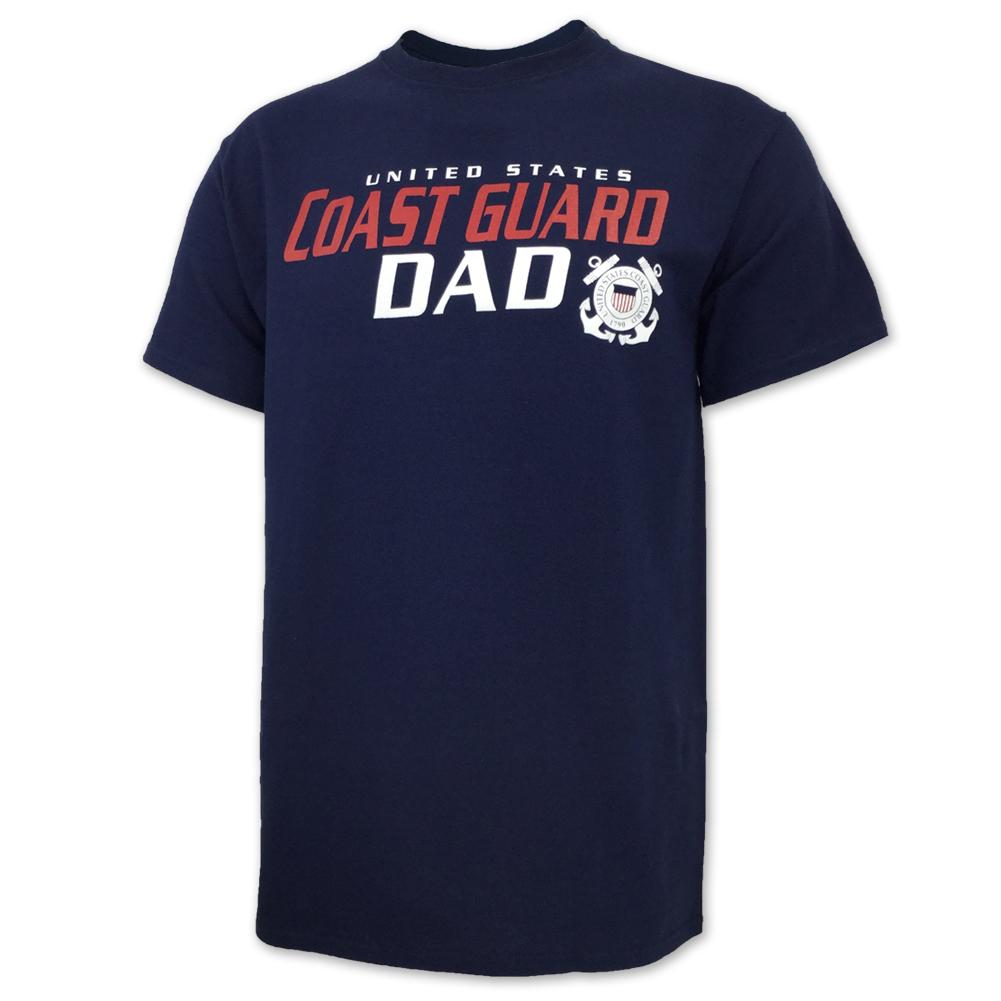 United States Coast Guard Dad T-Shirt (Navy)