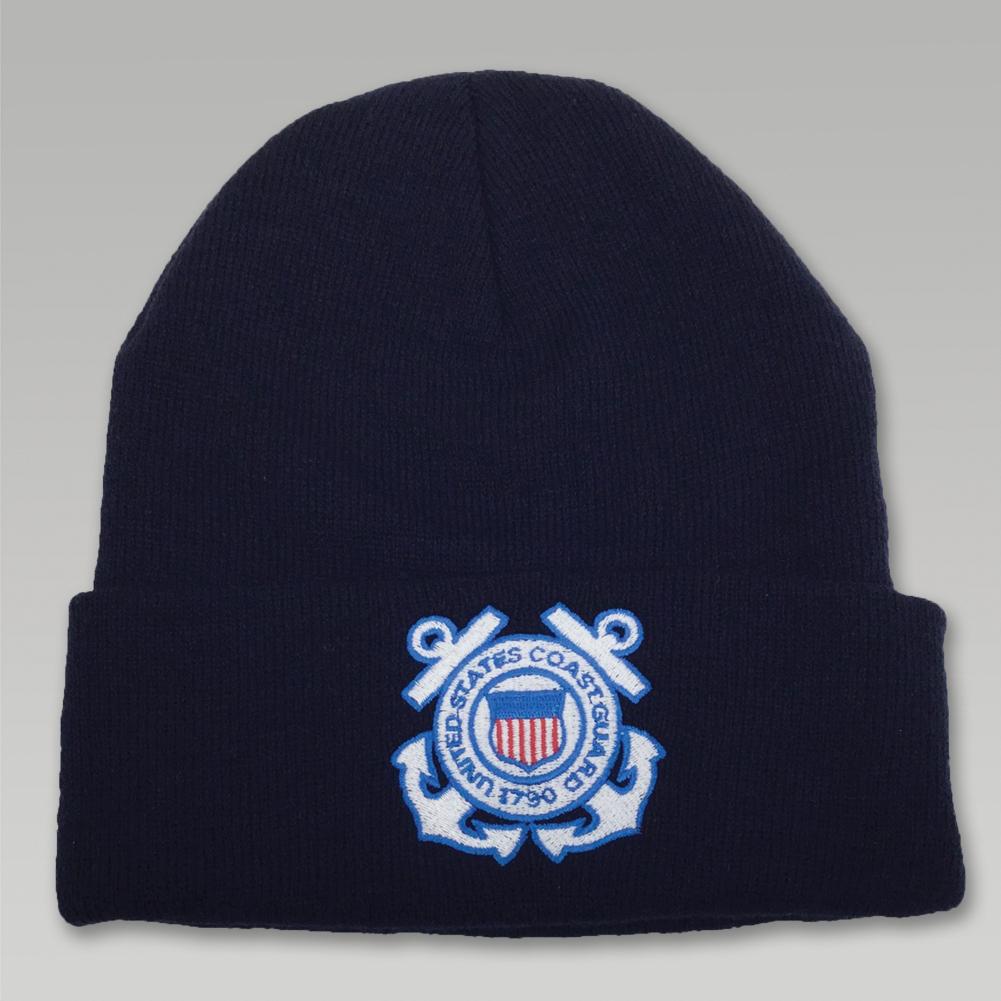 US Coast Guard Seal Watch Cap (Navy)